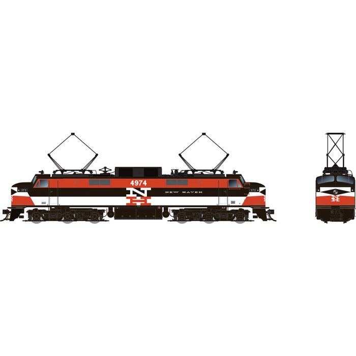 Rapido Trains 084014 HO PC ex-NH McGinnis EP5 Electric Locomotive w/Vents #4974