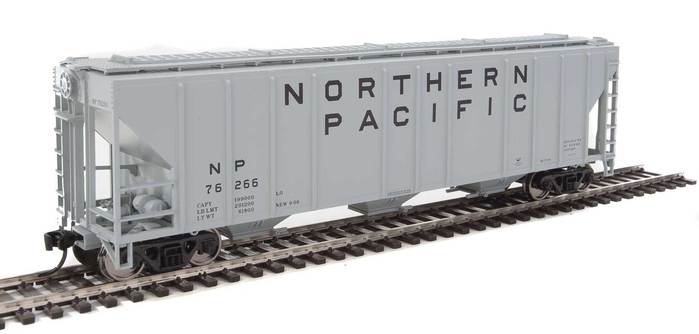 Walthers 910-7474 HO Northern Pacific 54' P-S4427 CD 3-Bay Covered Hopper #76290