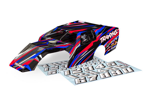 Traxxas 10411-RED Red Slash Modified Clipless Body