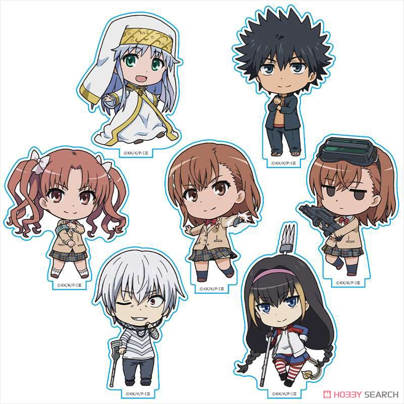 A Certain Magical Index III Acrylic Stand Collection Blind Box