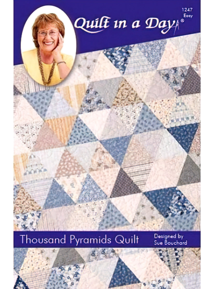 Thousand Pyramids Quilt:Blue Cover