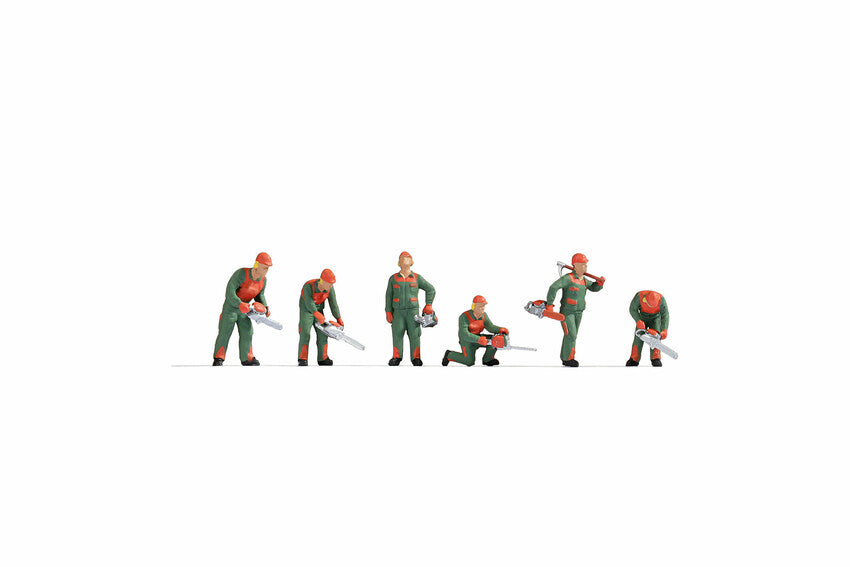 Noch 36061 N Forest Workers Figures (Set of 6)