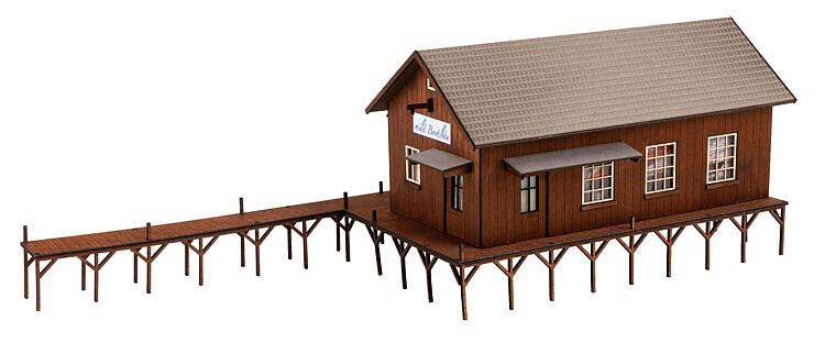 Faller 130588 HO Boathouse Building Kit