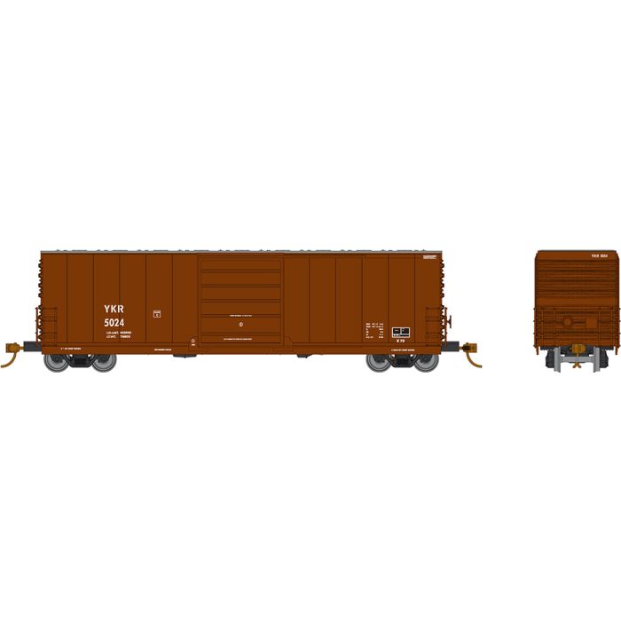 Rapido Trains 139009 HO York Rail Evans X72A Boxcar (Pack of 6)