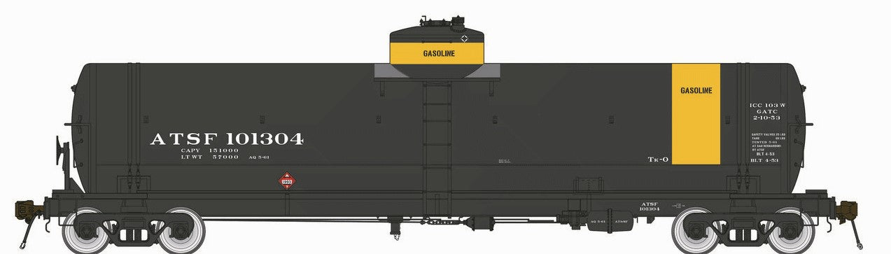 American Limited Models 1840 HO Atchison,Topeka & Santa Fe GATC Tank Car #101309