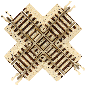 N Code 65 True-Track -- 90-Degree Crossing