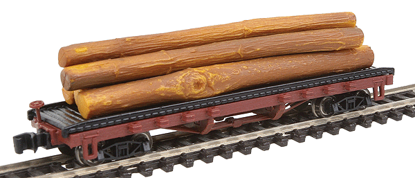 ACF 40' Log Car -- 1935-1960 Version