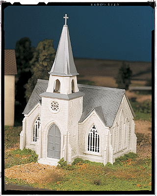 Plasticville U.S.A. Classic Kits -- Cathedral