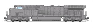 Broadway Limited 6284 N Undecorated CSX Type GE AC6000 Diesel Locomotive w/Sound