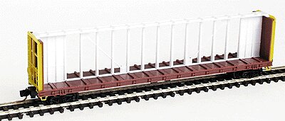 Micro-Trains 05300700 N Undecorated 60' 8" Thrall Centerbeam Centerbeam Flatcar