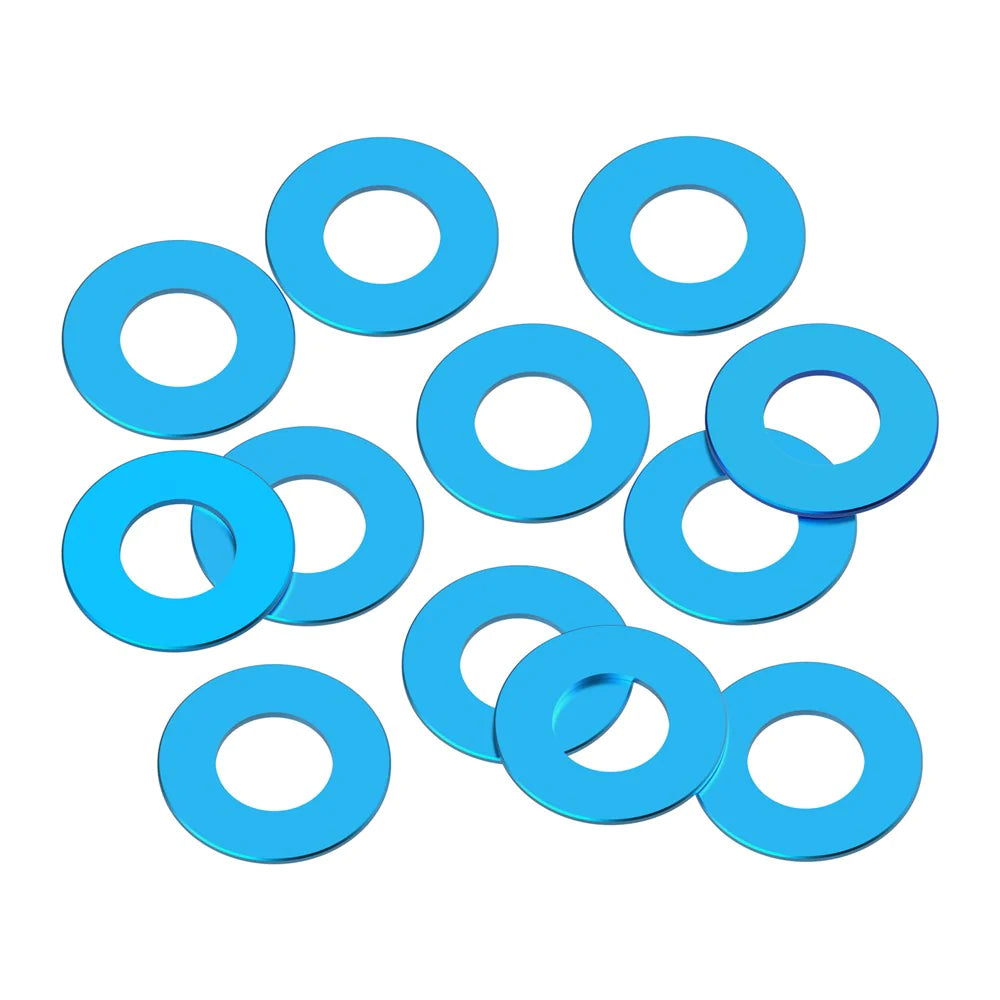 1UP Racing 80311 Blue Precision Aluminum Shims 3x6x0.25mm
