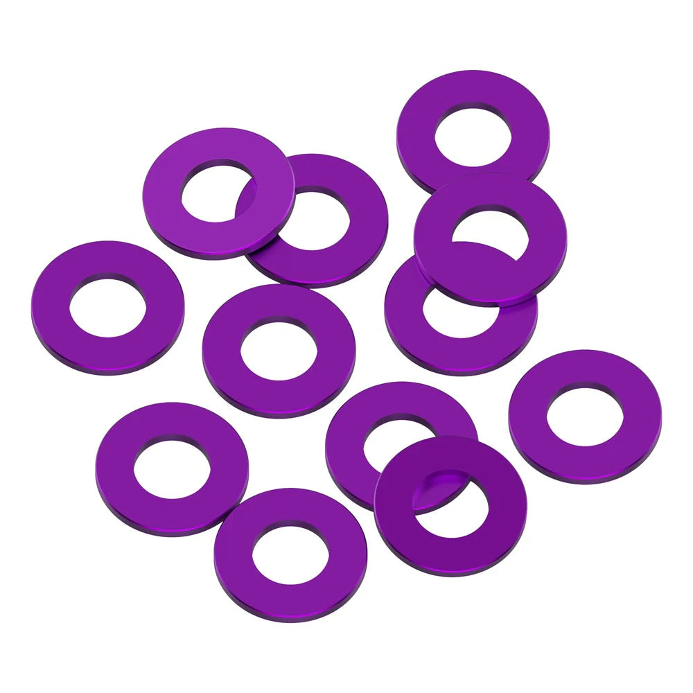1UP Racing 80322 Purple Precision Aluminum Shims 3x6x0.5mm