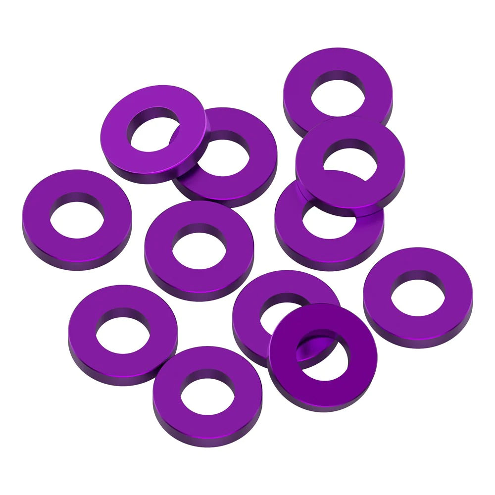 1UP Racing 80324 Purple Precision Aluminum Shims 3x6x1mm