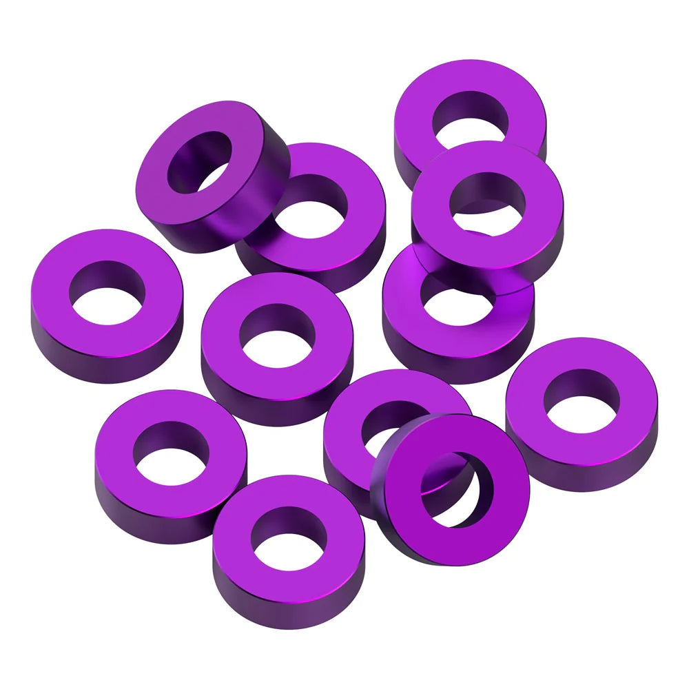 1UP Racing 80326 Purple Precision Aluminum Shims 3x6x2mm