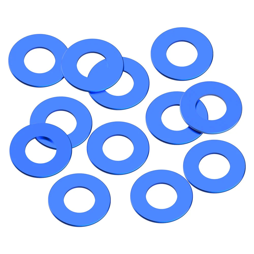 1UP Racing 80391 Dark Blue Precision Aluminum Shims 3x6x0.25mm