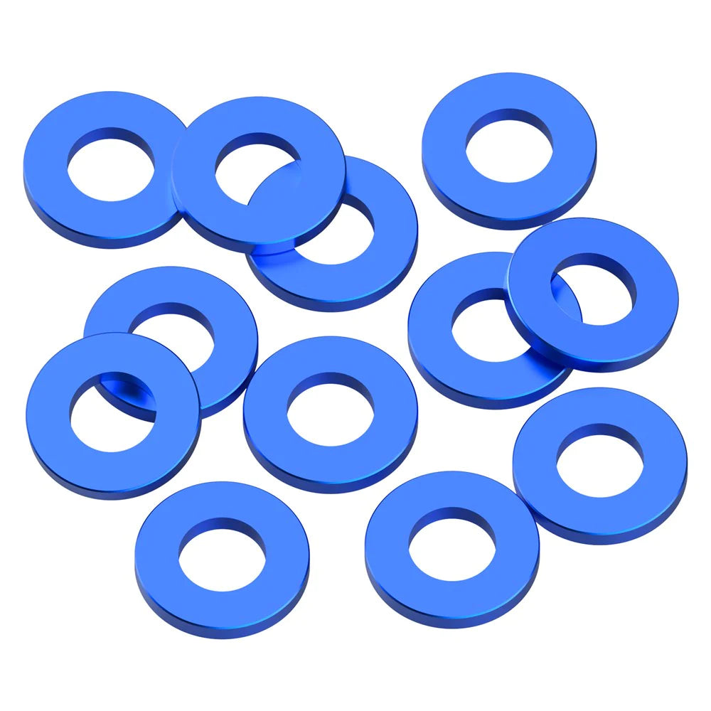 1UP Racing 80393 Dark Blue Precision Aluminum Shims 3x6x0.75mm