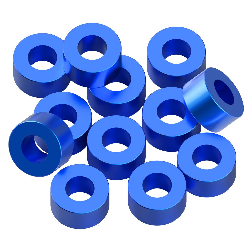 1UP Racing 80398 Dark Blue Precision Aluminum Shims 3x6x3mm