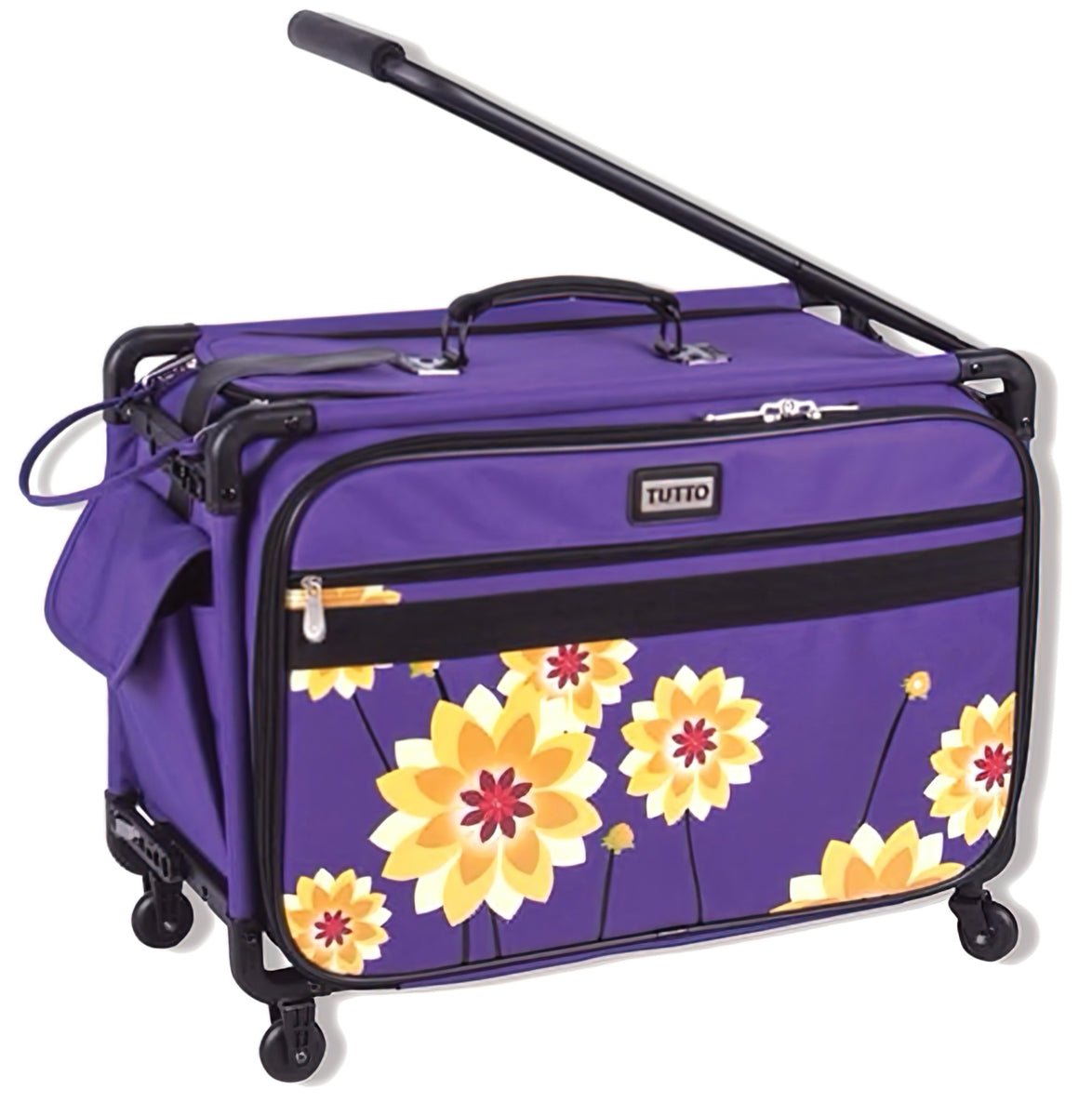 Tutto Large Purple Dahlia on Wheels