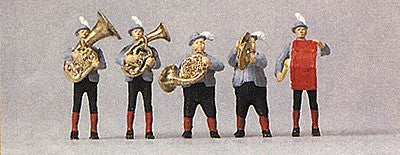 Vollmer 2250 HO Scale German "OOMPAH" Bavarian Band Figure Set