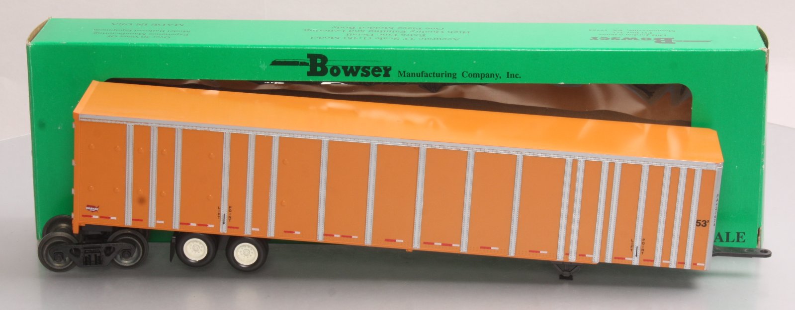 Bowser 87002 O Gauge 53' Schneider Road Railer