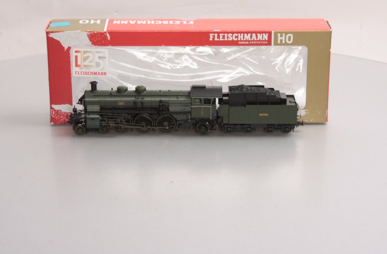 Fleischmann 411972 HO DRG 125 Year Anniv S3/6 Express Steam Loco W/Sound #3687