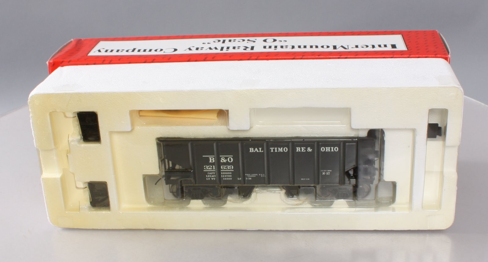 InterMountain 25401S-26 O B&O USRA 55-Ton 2-Bay Hopper #321639 (2-Rail) NIB