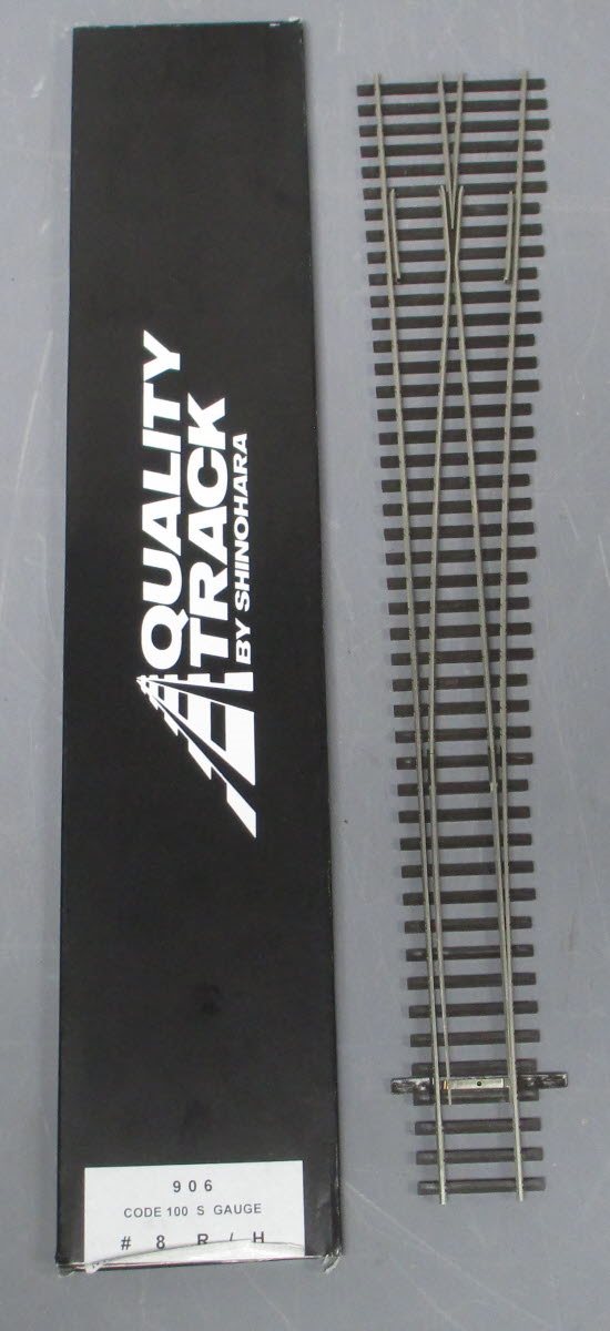 Shinohara Track 906 S Scale Right Hand Switch Code 100 #8