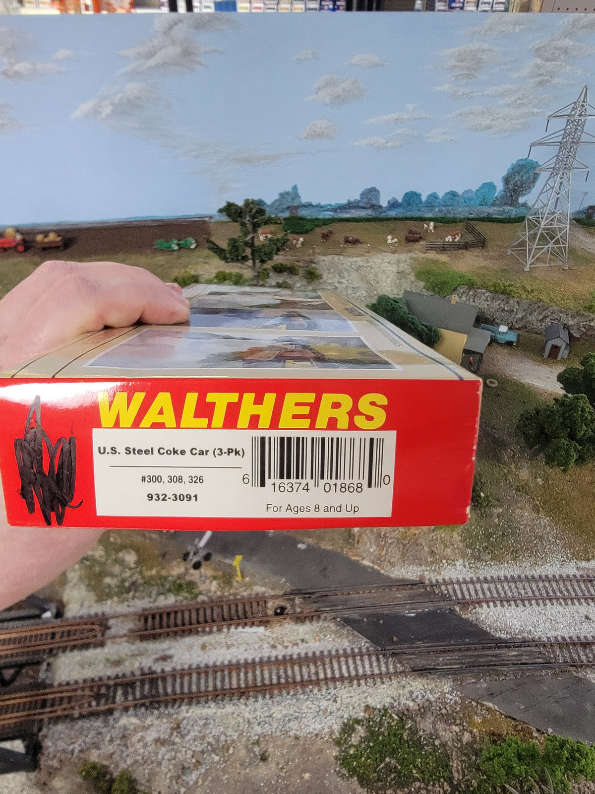 Walthers 932-3091 HO Scale US Steel Coke Car Kit 3 Pack