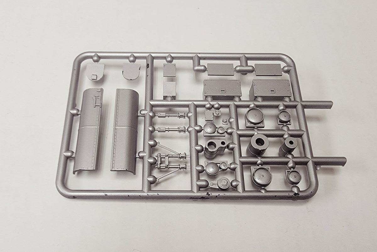 Branchline Trains 51115 HO Scale Pullman Battery Boxes, Air Tanks, and Underbody Details - Silver