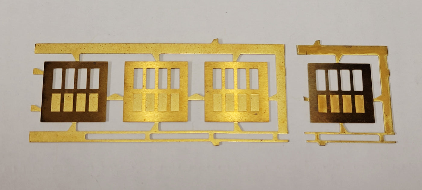 Bethlehem Car Works KitBits 89 HO Scale Brass 6' Baggage Doors