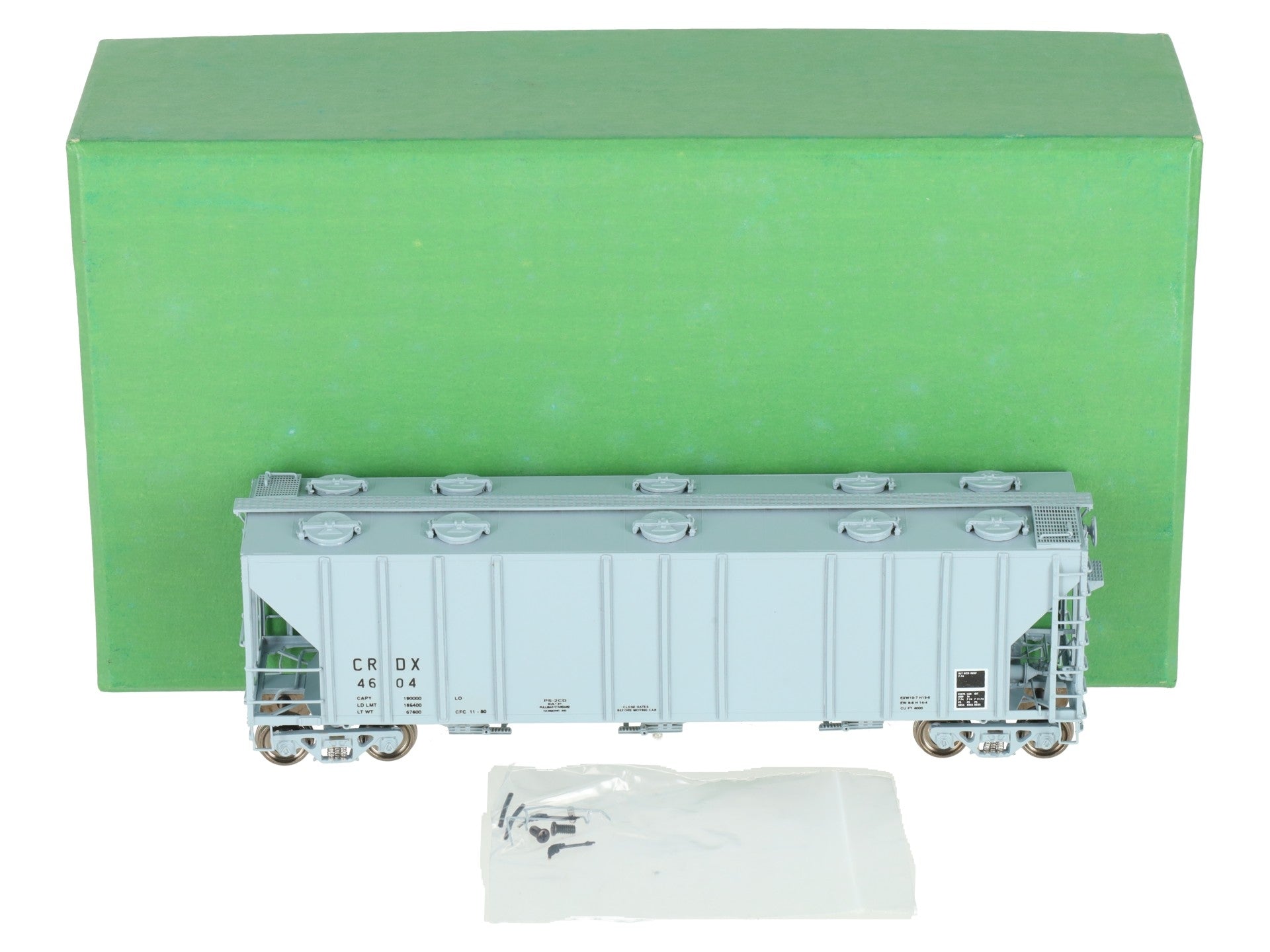 Overland 3299 HO BRASS Custom CRDX Car 4,000 Cu.Ft. #4604 EX/Box