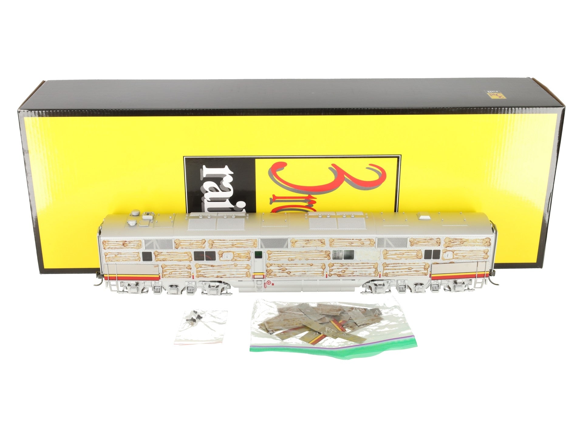 Sunset Models O Scale 2-Rail Plastic Santa Fe E5/6 B Unit Diesel Locomotive VG/Box
