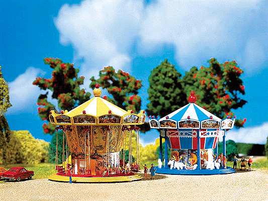 Chairoplane w/Motor -- Diameter: 2-3/4"7cm; Height: 2-3/4"7cm