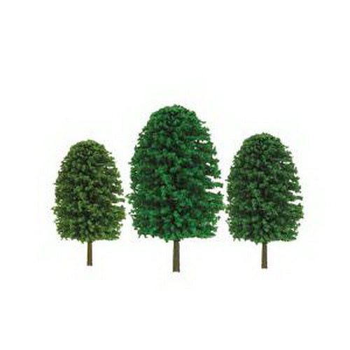 JTT Scenery Products TR-2021 Z 1-2" Super Scenic Evergreen Tree (Pack of 55)