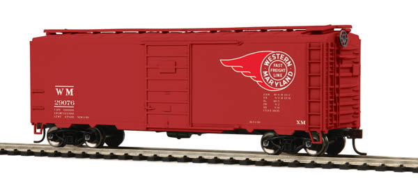 MTH 85-74048 HO 40' PS-1 BoxcCar WM #29076