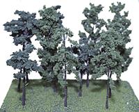 Heki 308 HO/O Mini Forest Pine Trees 4"-7" (Set of 12)