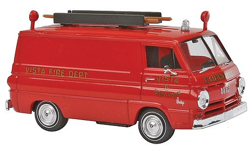 Brekina Automodelle 34360 1:87Vista, New York Fire Dodge A 100 Cargo Van