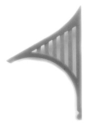 Grandt Line 5025 HO 11/16" x 1-1/32" RGS Station Eave Trim (Pack of 6)
