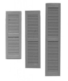 Grandt Line 5175 HO 18? x 87? Louverd Shutter Window (Pack of 16)