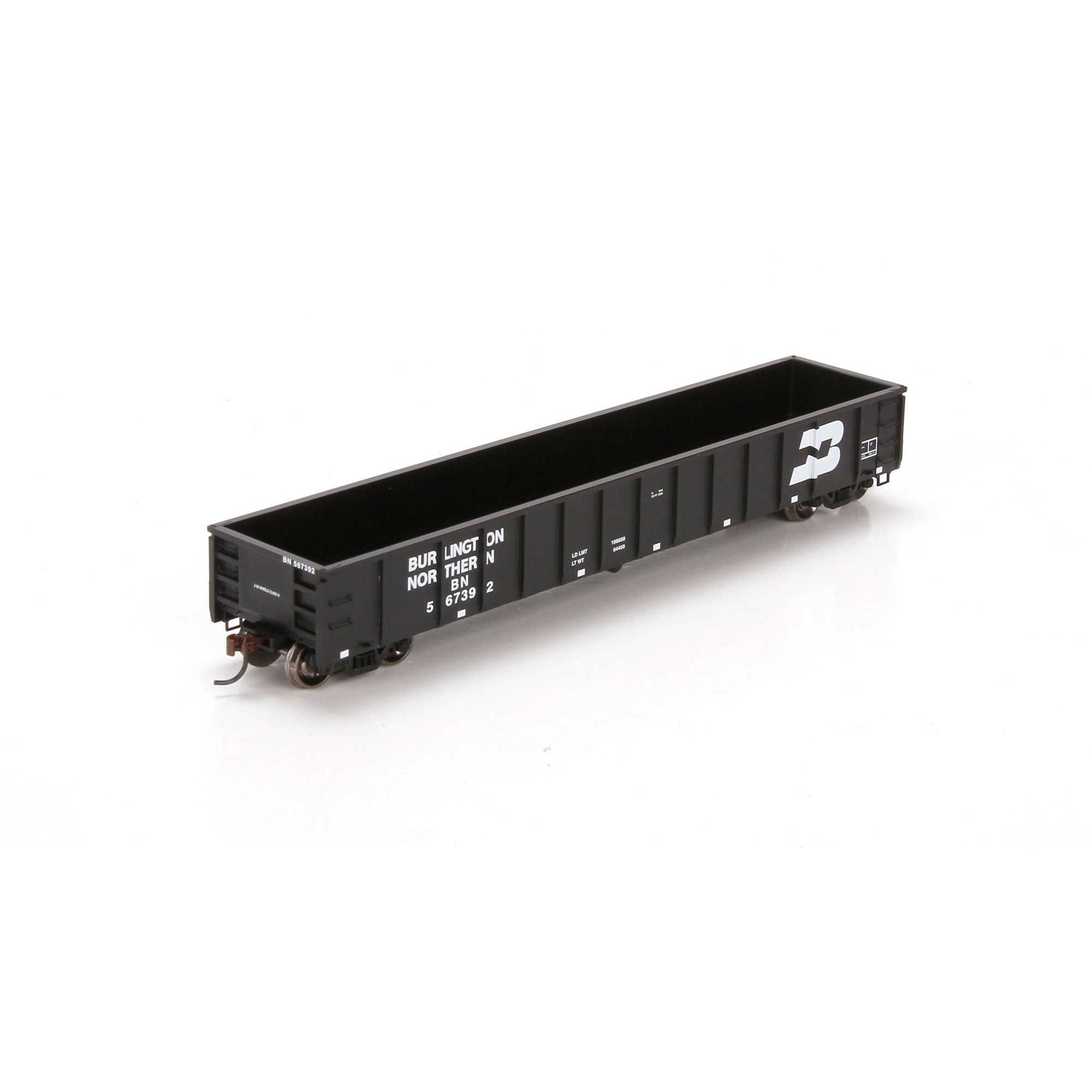 Athearn 96993 HO Burlington Northern 52' Mill Gondola Ready to Run #567392