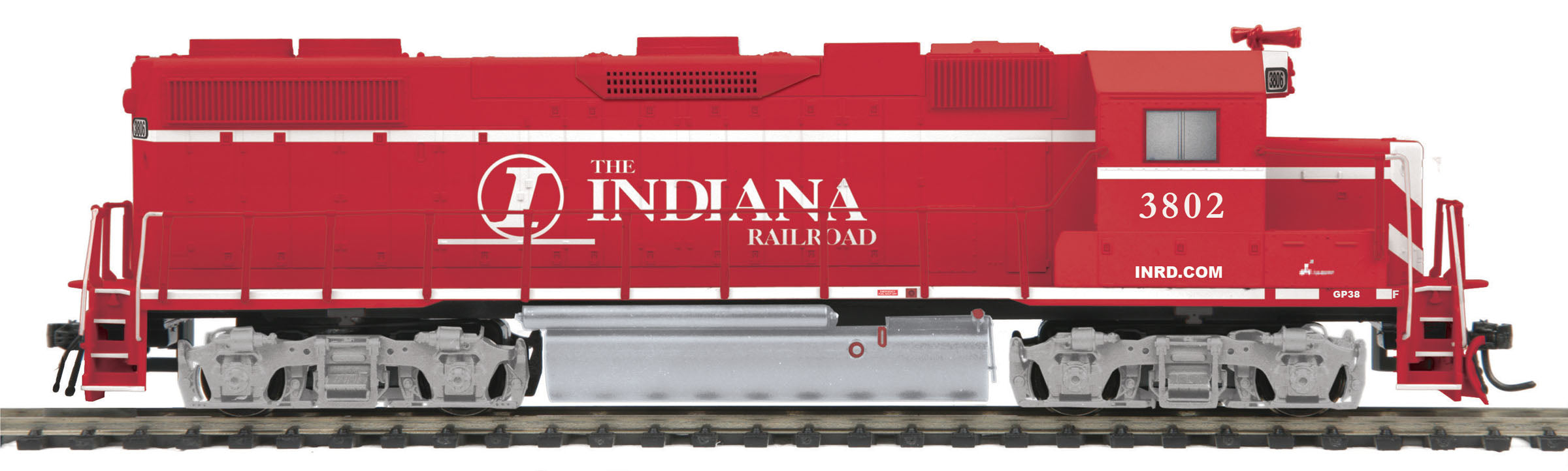 MTH 85-2023-1 HO Indiana Railroad GP38-2 Diesel Engine with Proto-Sound 3 #3802