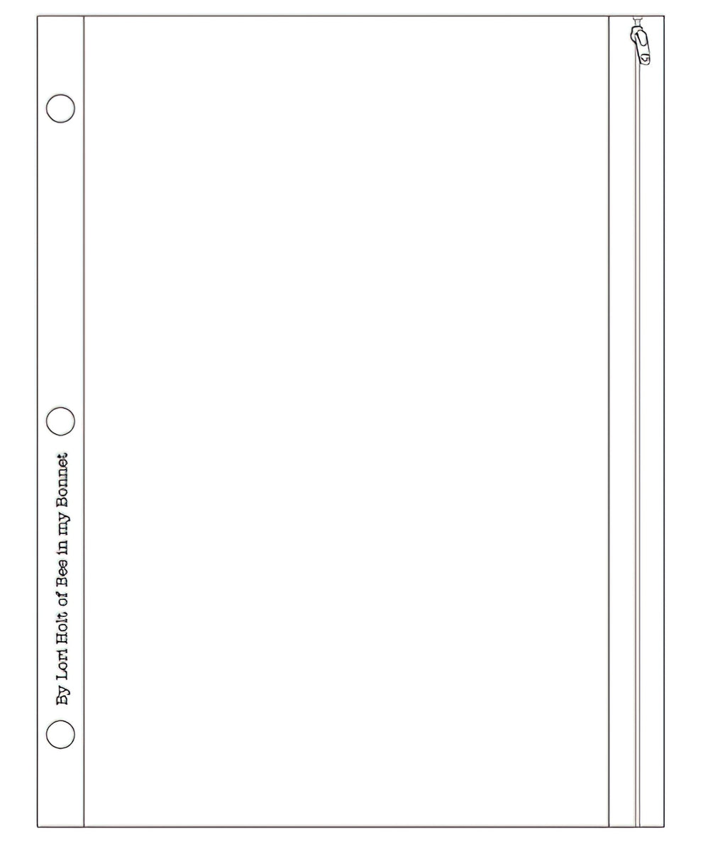 Bee Keeper Binder Pocket Inserts, 5pcs