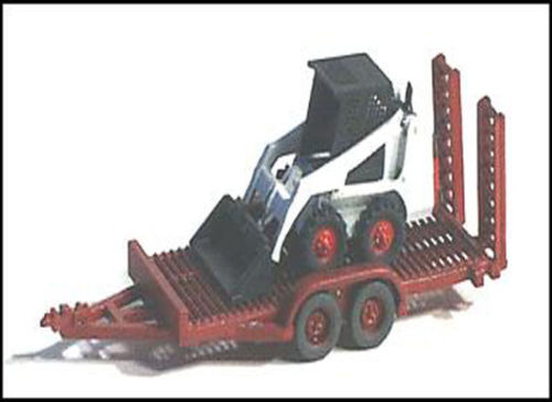 GHQ 53007 1:160Utility Trailer W/BobCAT Kit