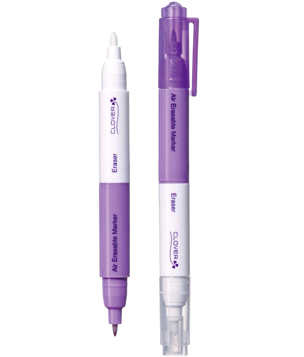 Clover Air Erase Marker w/Eraser Purple