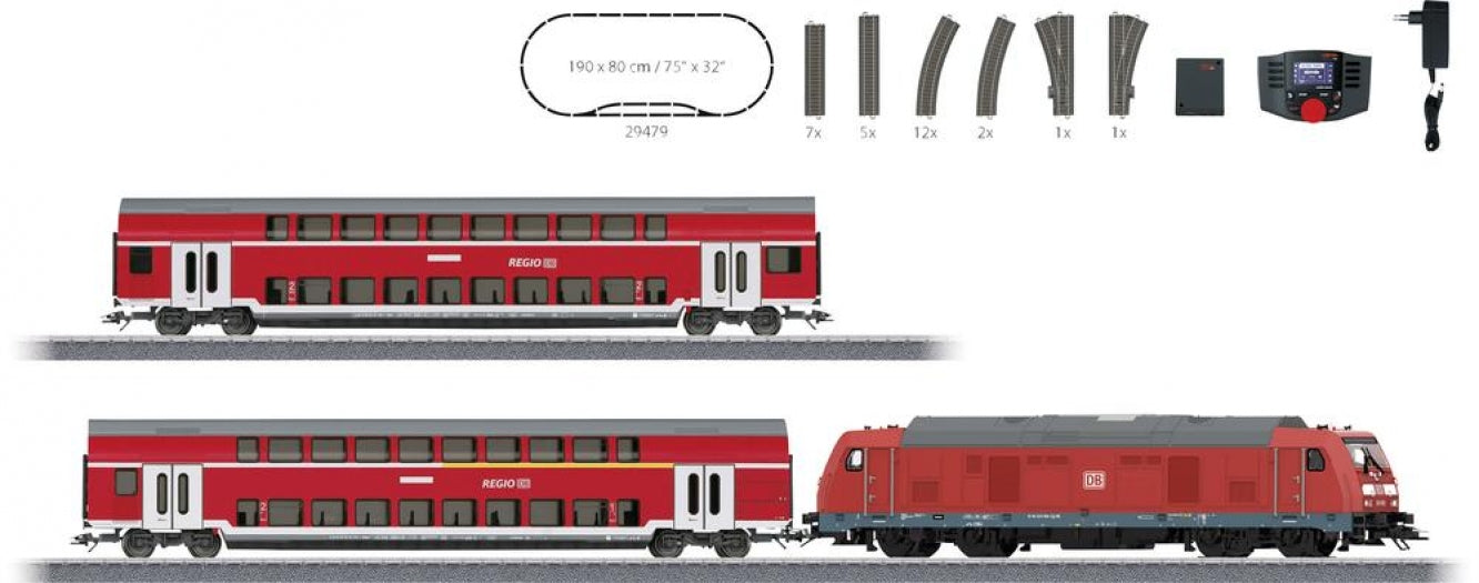 Marklin 29479 Regional Express HO Gauge Digital Diesel Starter Train Set