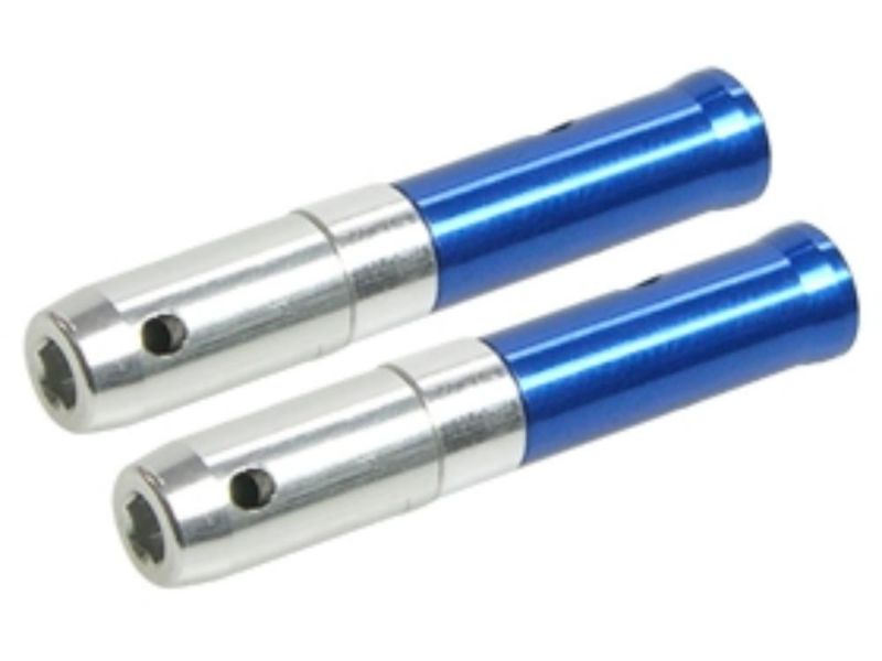 3Racing ZX5-26/BU Aluminum Battery Post Set For Lazer ZX-05 (ZX5-26/BU)