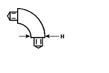 Plastruct 95005 5/16" Butyrate 90° Elbows for TB-10 (Pack of 5)
