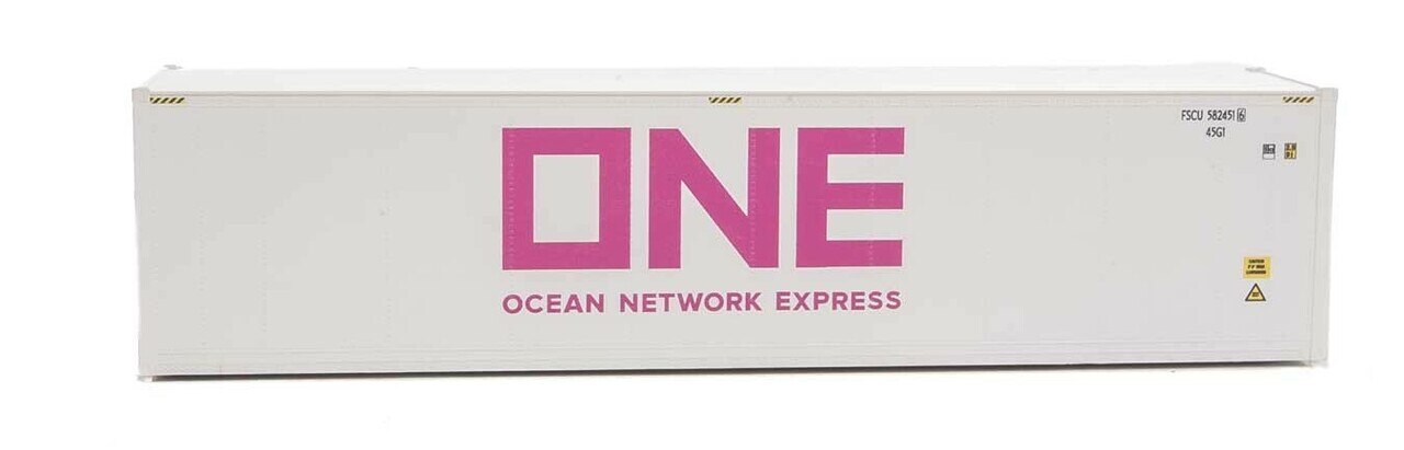 Walthers 949-8364 HO Ocean Network Express 40' Hi-Cube Smooth Reefer Container