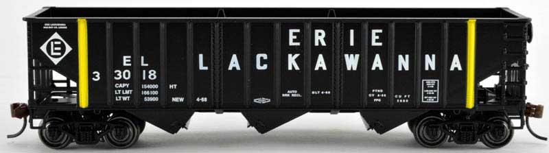 Bowser 41832 HO Erie Lackawanna 70 Ton 14 Panel Hopper Car Kits #33005