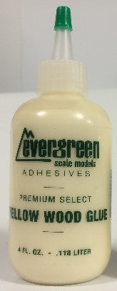 Evergreen Scale Models 84-5 Yellow Wood Glue Refill - 4 oz. (Pack of 6)
